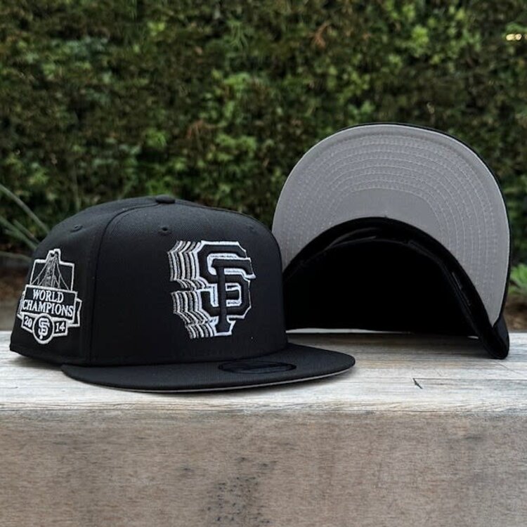 New Era SF Giants Black Metallic Silver Fade 950 Snapback