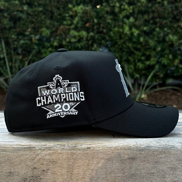 New Era Angels Black Metallic Silver Fade 940 a-frame