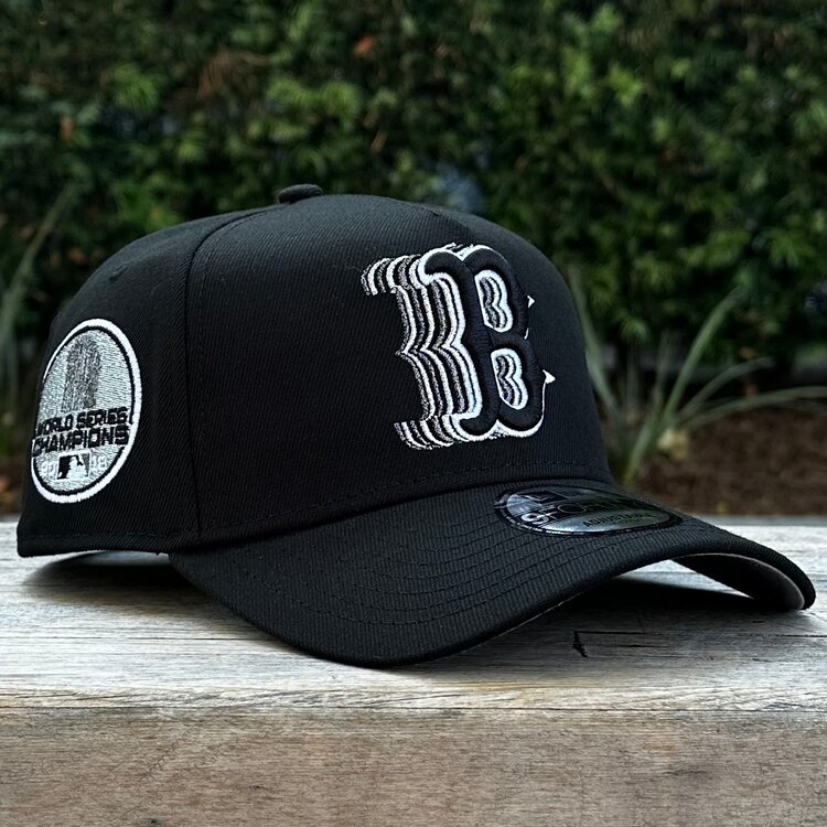 New Era Boston Red Sox Black Metallic Silver Fade 940 a-frame