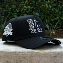 New Era LA Dodgers Black Metallic Silver Fade 940 a-frame