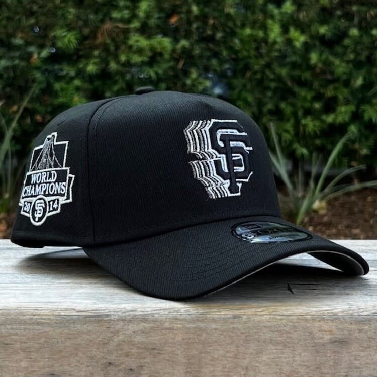 New Era SF Giants Black Metallic Silver Fade 940 a-frame