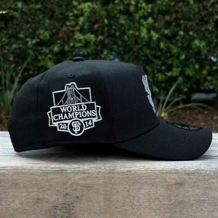 New Era SF Giants Black Metallic Silver Fade 940 a-frame