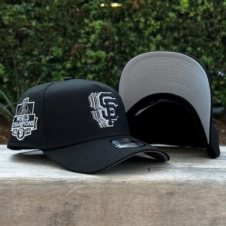 New Era SF Giants Black Metallic Silver Fade 940 a-frame