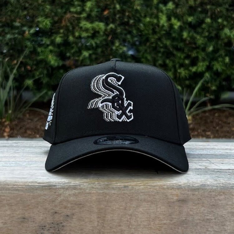 New Era Chicago White Sox Black Metallic Silver Fade 940 a-frame