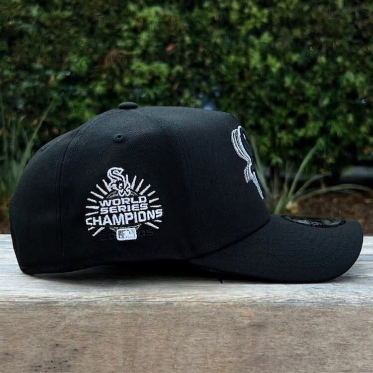 New Era Chicago White Sox Black Metallic Silver Fade 940 a-frame