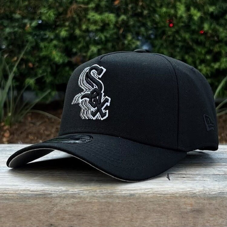 New Era Chicago White Sox Black Metallic Silver Fade 940 a-frame