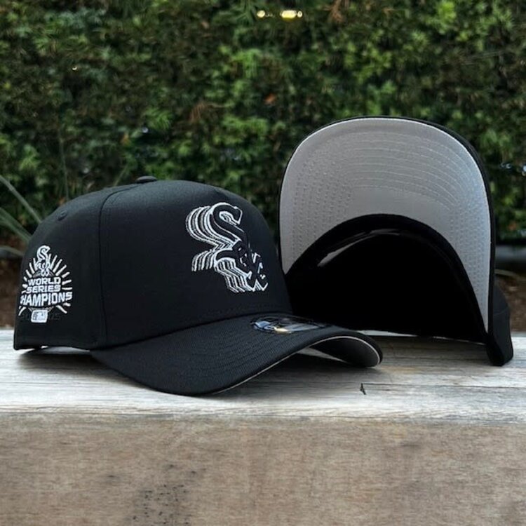 New Era Chicago White Sox Black Metallic Silver Fade 940 a-frame