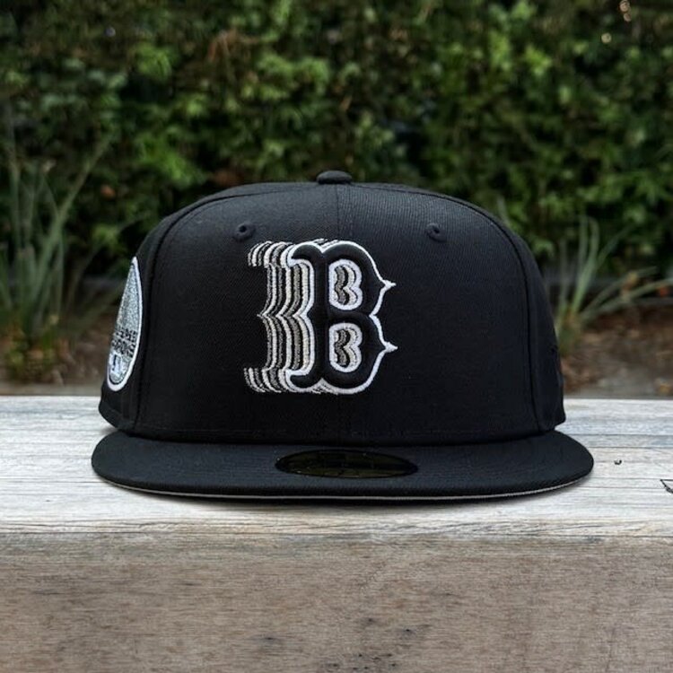 New Era Boston Black Metallic Silver Fade 2018 WS Champs