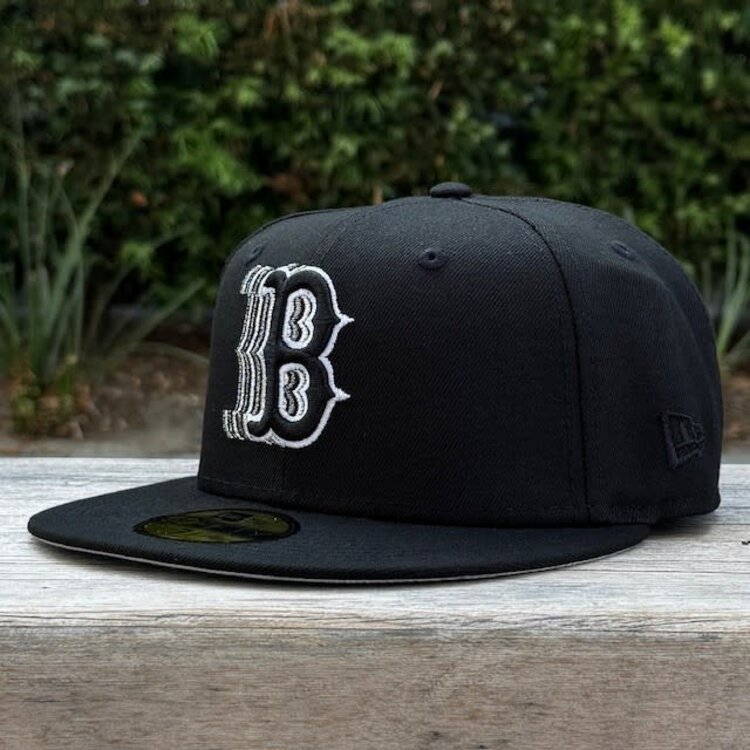 New Era Boston Black Metallic Silver Fade 2018 WS Champs