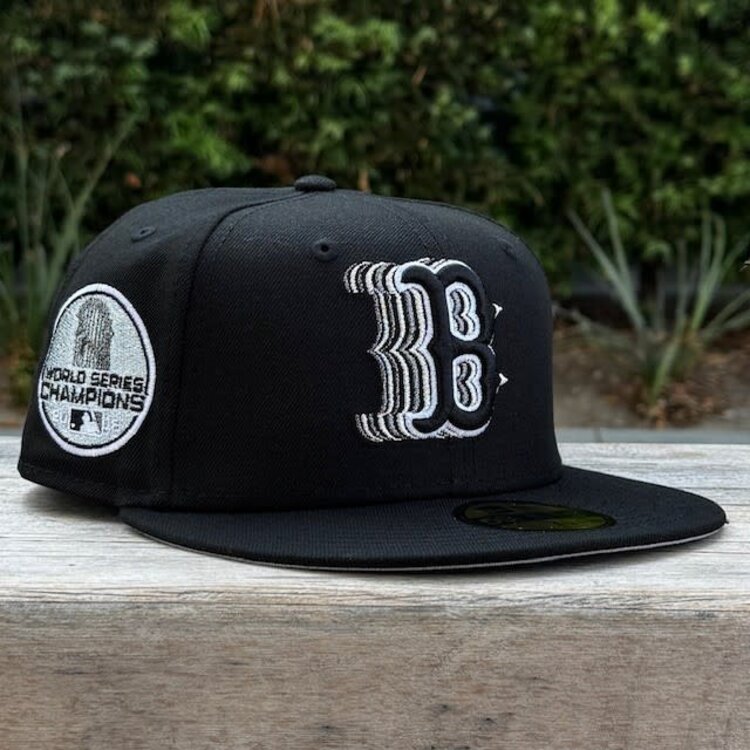 New Era Boston Black Metallic Silver Fade 2018 WS Champs