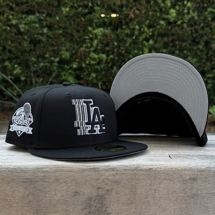New Era LA Black Metallic Silver Fade 2024 WS Champs