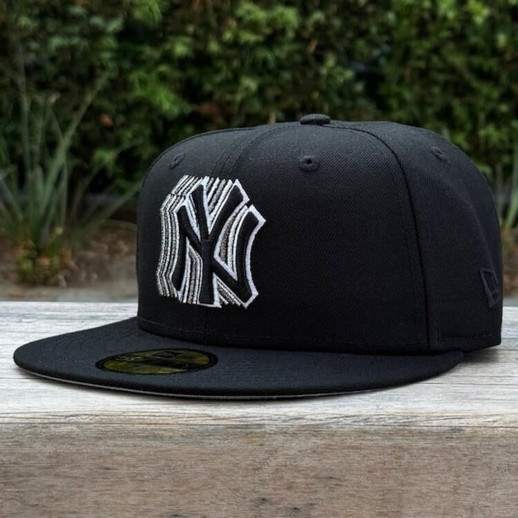 New Era NY Black Metallic Silver Fade 2009 World Series