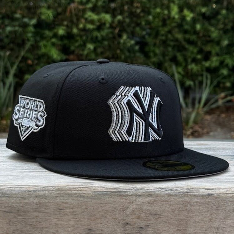 New Era NY Black Metallic Silver Fade 2009 World Series