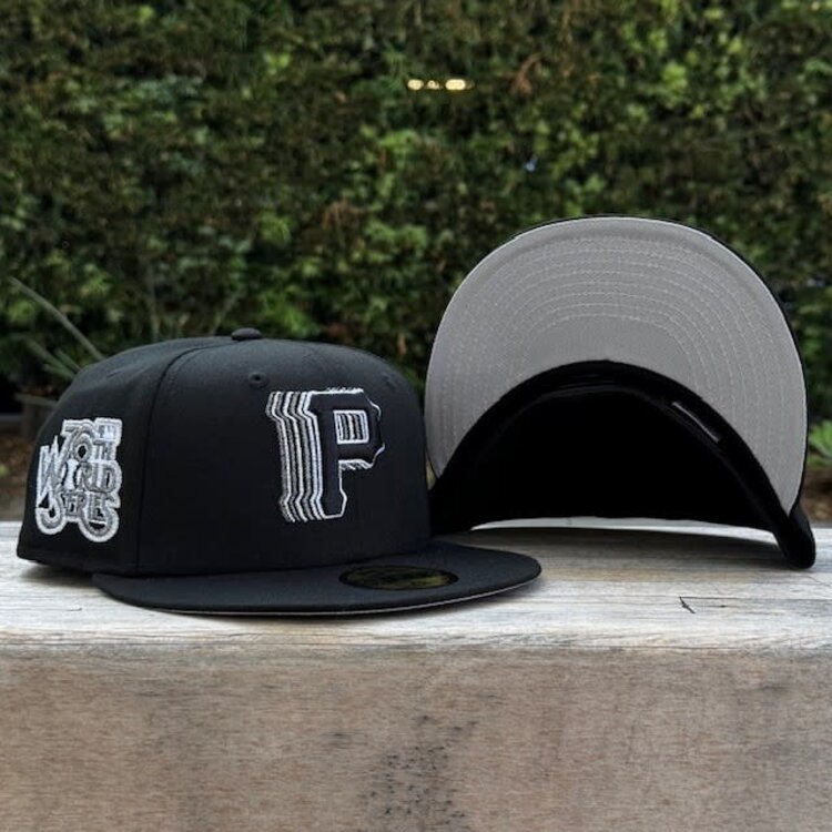 New Era Pirates Black Metallic Silver Fade 76th World Series
