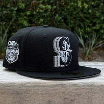 New Era Seattle Black Metallic Silver Fade 2023 ASG