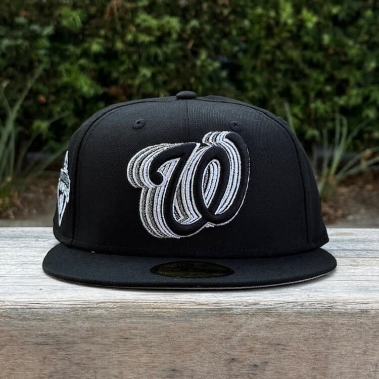 New Era Washington Black Metallic Silver Fade 2019 WS Champs