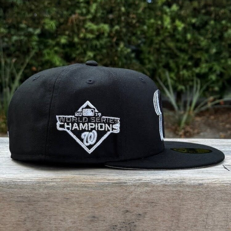 New Era Washington Black Metallic Silver Fade 2019 WS Champs
