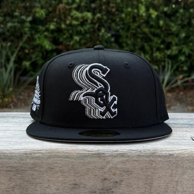 New Era White Sox Black Metallic Silver Fade 2005 WS Champs
