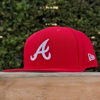 New Era Braves Red White Gray UV