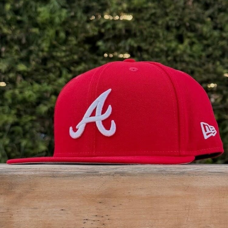 New Era Braves Red White Gray UV
