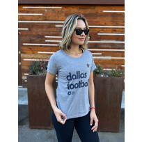 Nike Dallas Cowboys W Triblend Fashion Heather Gray Scoop Tee