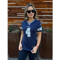 Nike NFL Dallas Cowboys Women's Nike Dak Prescott #4 Game Jersey Navy