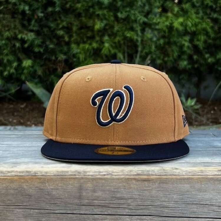 New Era Washington Nationals Bronze/Navy Gray UV 7 1/4