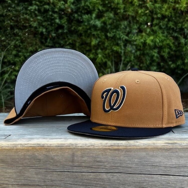 New Era Washington Nationals Bronze/Navy Gray UV 7 1/4