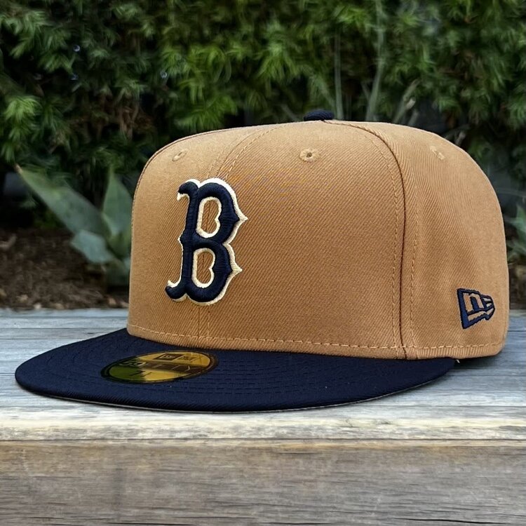 New Era Boston Red Sox Bronze/Navy Gray UV 7 1/4