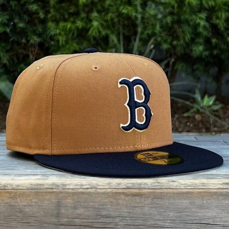 New Era Boston Red Sox Bronze/Navy Gray UV 7 1/4