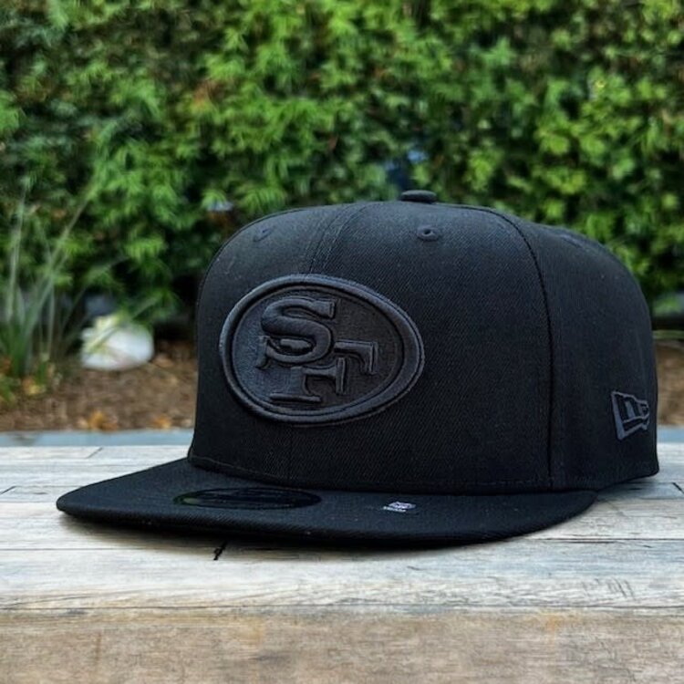 New Era San Francisco 49ers Black Black Snapback 950