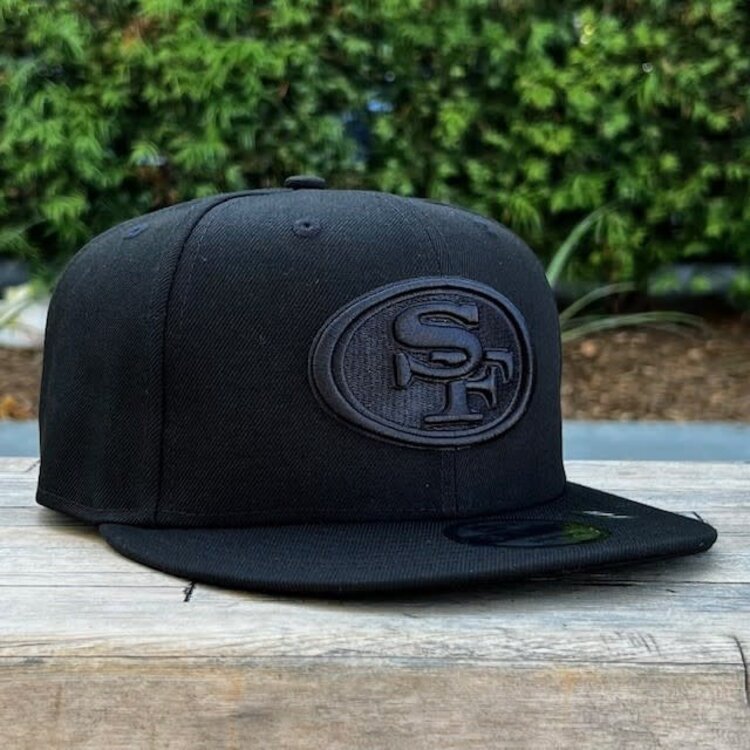 New Era San Francisco 49ers Black Black Snapback 950