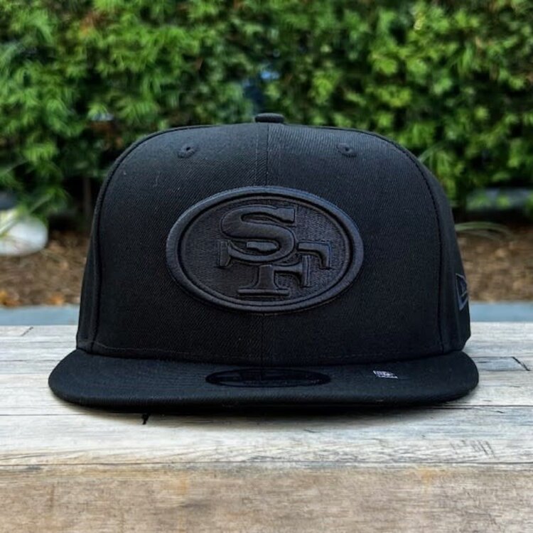 New Era San Francisco 49ers Black Black Snapback 950