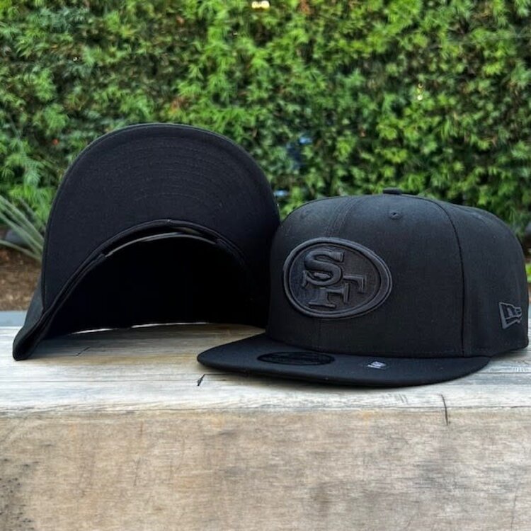 New Era San Francisco 49ers Black Black Snapback 950