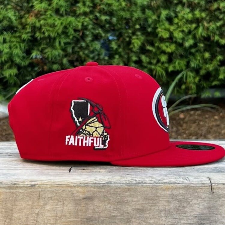 New Era 49ers 2024 NFL Draft Red Team Snapback