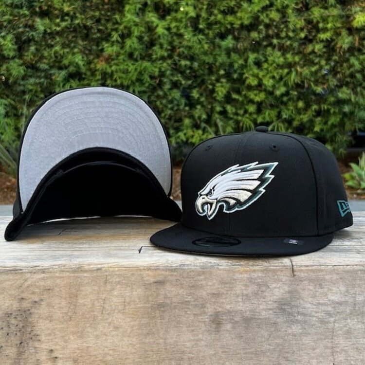 New Era Philadelphia Eagles Black Team Snapback 950