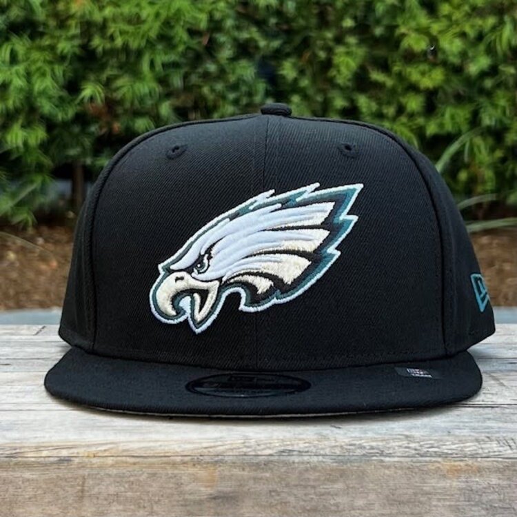New Era Philadelphia Eagles Black Team Snapback 950