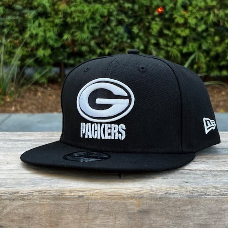 New Era Packers Black White 950 Snapback