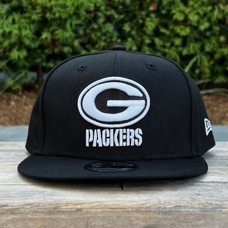 New Era Packers Black White 950 Snapback