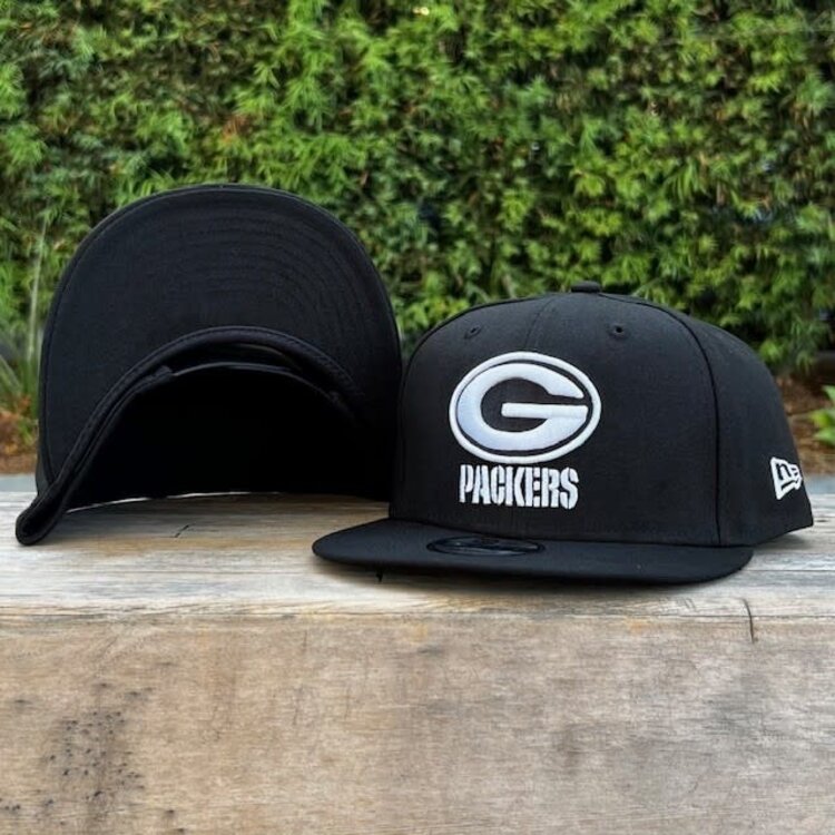 New Era Packers Black White 950 Snapback