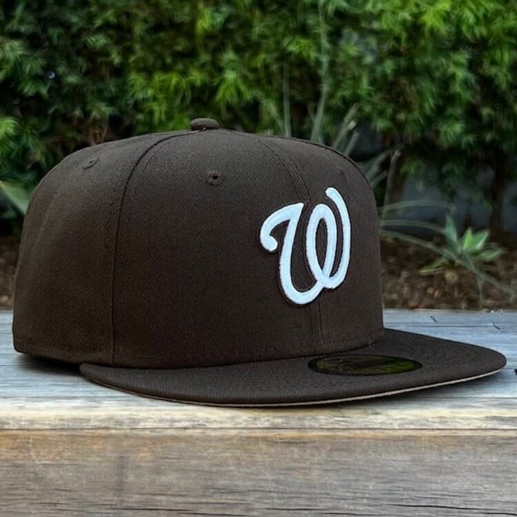 New Era Washington Brown White