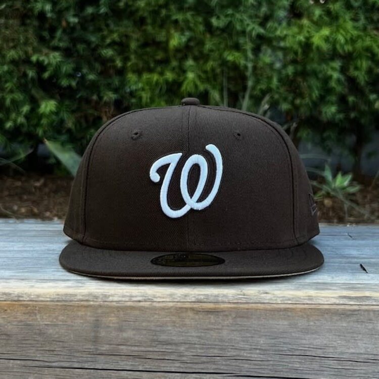 New Era Washington Brown White