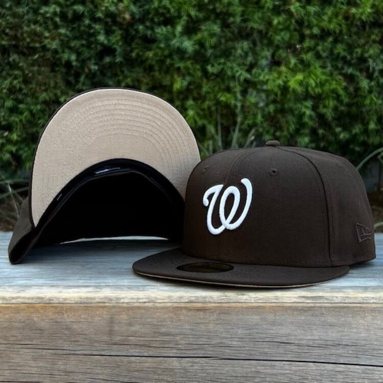 New Era Washington Brown White