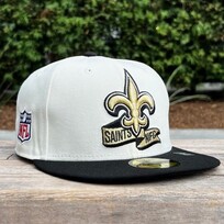 New Era Saints 2022 NFL Sideline Cream/Black