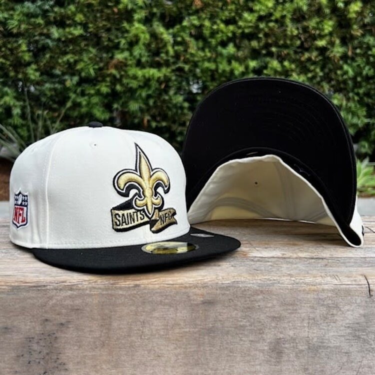 New Era Saints 2022 NFL Sideline Cream/Black
