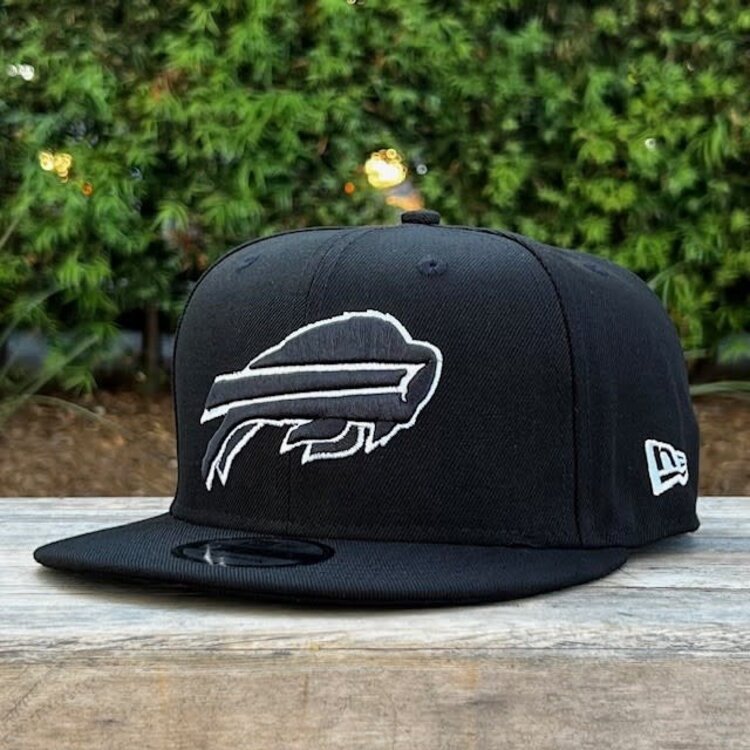 New Era Buffalo Bills Black White Snapback 950