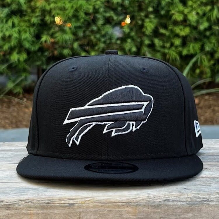 New Era Buffalo Bills Black White Snapback 950