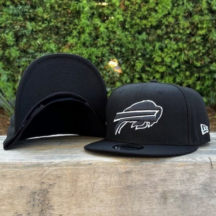 New Era Buffalo Bills Black White Snapback 950