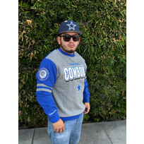 Mitchell and Ness Cowboys Men's M&N All Over Crew 2.0