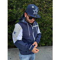 Mitchell and Ness Dallas Cowboys M&N Throw It Back Full Zip Windbreaker